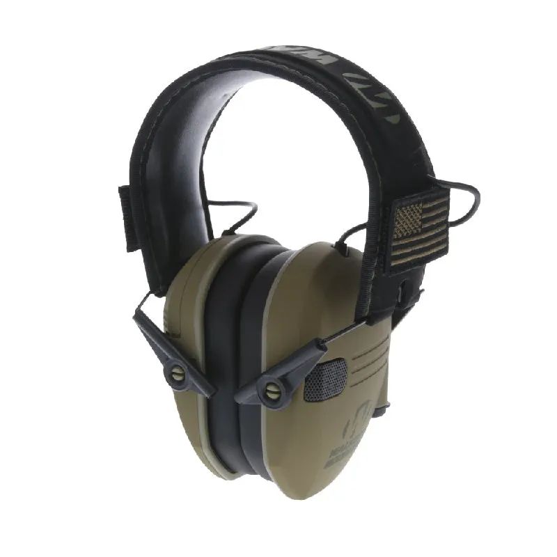 Walker's Razor Patriot Series Electronic Muffs W/Patches