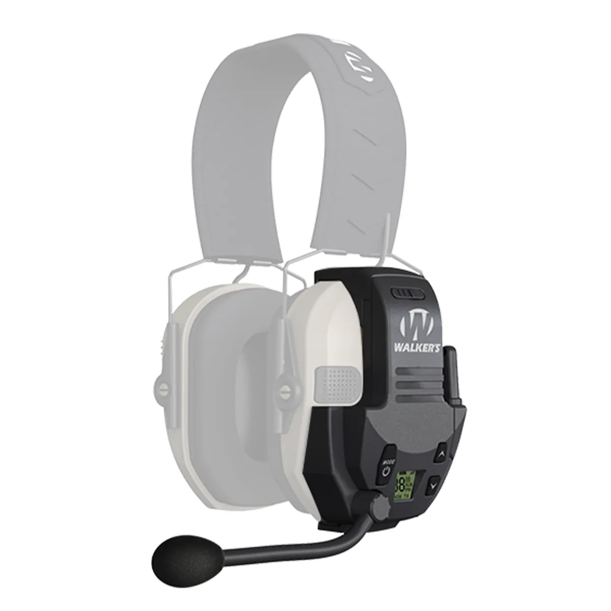 Walker's Razor Walkie Talkie Attachment, Handsfree Communication up to 3 Miles
