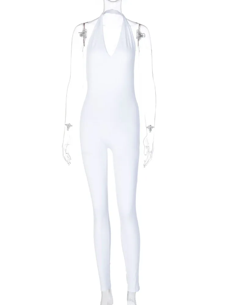 Women Backless Jumpsuit